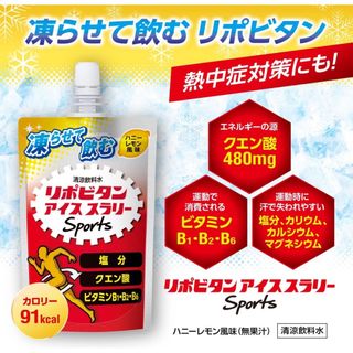 タイショウセイヤク(大正製薬)のリポビタンアイススラリー for Sports 120g×6個 ２箱　大正製薬(その他)