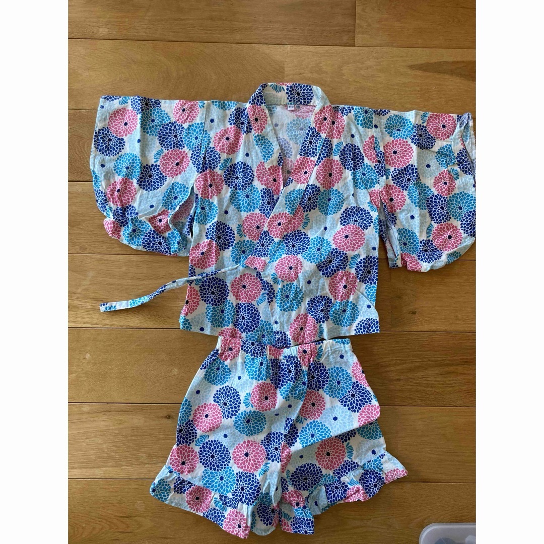 浴衣、甚平 キッズ/ベビー/マタニティのキッズ服女の子用(90cm~)(甚平/浴衣)の商品写真