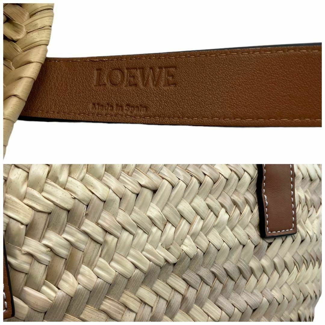 LOEWE(ロエベ)の⭐️美品⭐️ ロエベ アナグラム ロゴ バスケットバッグ スモール レディースのバッグ(かごバッグ/ストローバッグ)の商品写真