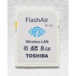 トウシバ(東芝)のTOSHIBA FlashAir W-03 8GB 中古品(PC周辺機器)