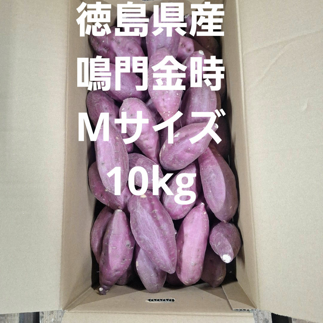 さつまいも　徳島県産鳴門金時Mサイズ10kg 食品/飲料/酒の食品(野菜)の商品写真