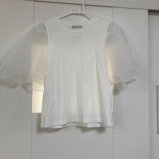 ザラ(ZARA)のZARA 白の半袖Tシャツ(シャツ/ブラウス(半袖/袖なし))