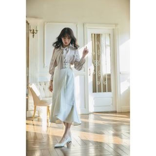 herlipto Double Belted Tweed Wrap Skirt(ロングワンピース/マキシワンピース)