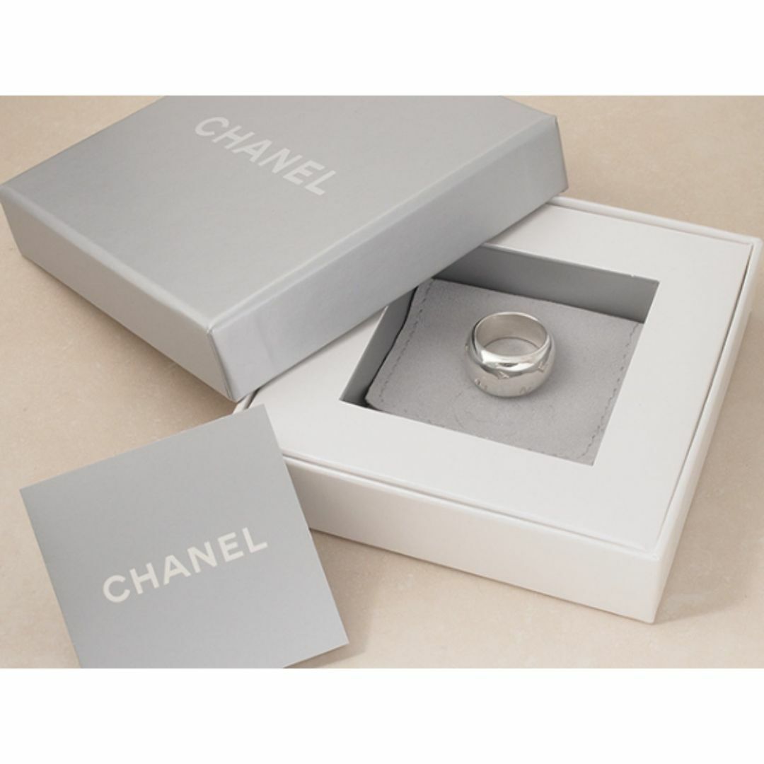 CHANEL(シャネル)の◆ミウラ◆シャネル CHANEL ロゴ リング 13号 シルバー925 仕上済 レディースのアクセサリー(リング(指輪))の商品写真