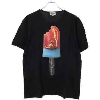 ヴィヴィアンウエストウッド(Vivienne Westwood)のVivienne Westwood MAN ヴィヴィアンウエストウッド マン 17SS アイスバープリントTシャツ ブラック 48(Tシャツ/カットソー(半袖/袖なし))