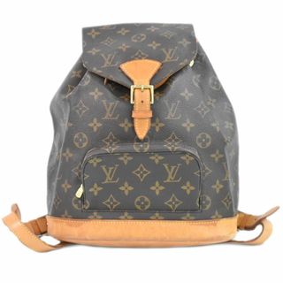 ルイヴィトン(LOUIS VUITTON)の本物 ルイヴィトン LOUIS VUITTON LV モンスリ MM リュックサック バックパック モノグラム ブラウン M51136 Montsouris ビトン バッグ 中古(リュック/バックパック)