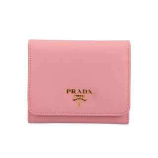 プラダ(PRADA)のプラダ 三つ折り財布 レザー 1MH176 レディース PRADA  中古(財布)