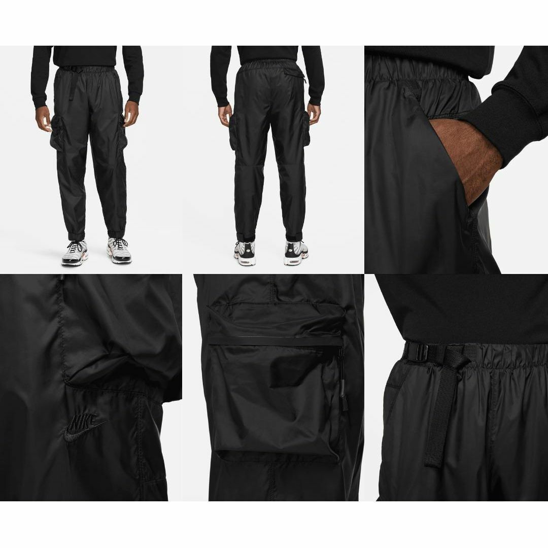 NIKE(ナイキ)のS　NIKE TECH PACK LINED WOVEN PANTS 黒　新品 メンズのパンツ(ワークパンツ/カーゴパンツ)の商品写真