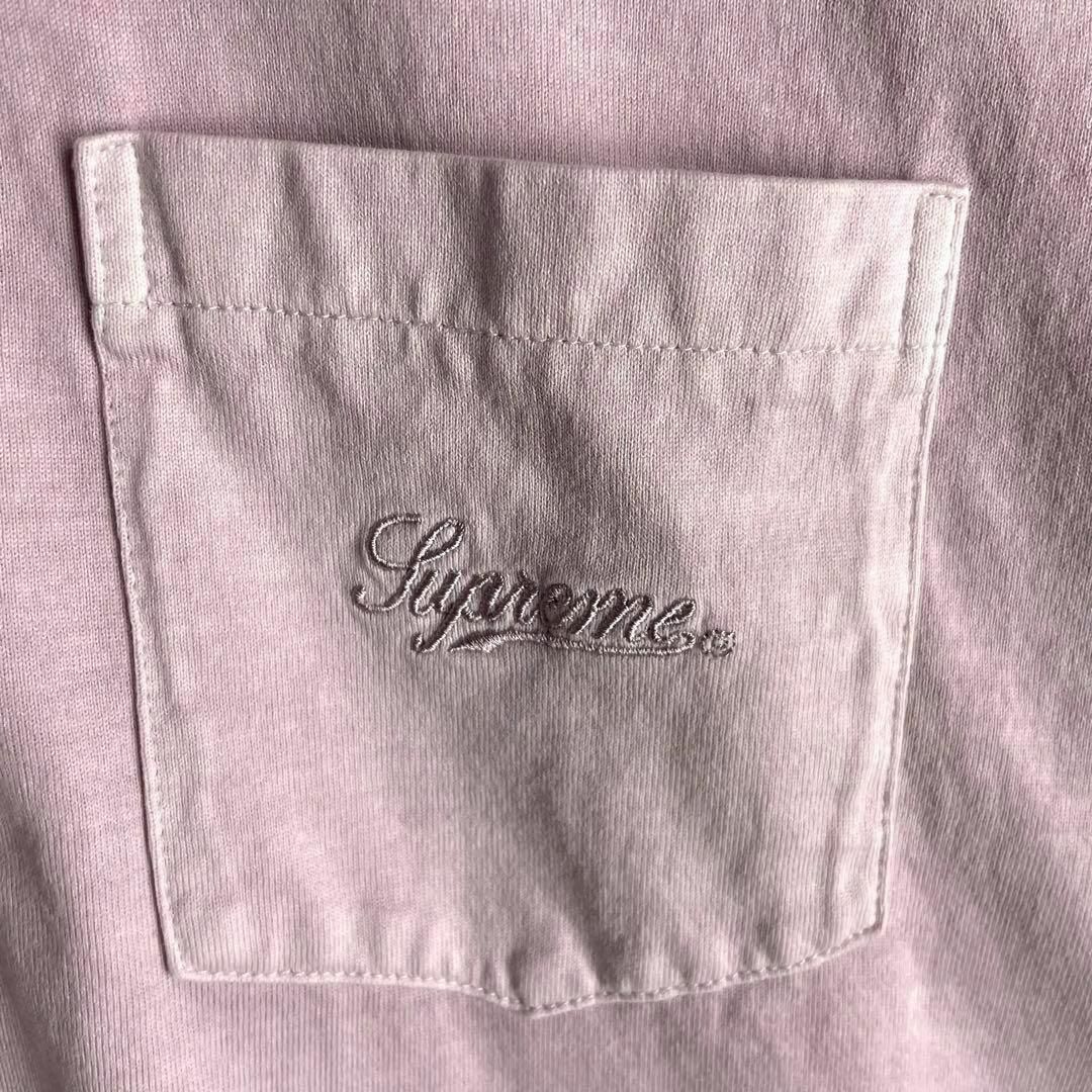 Supreme(シュプリーム)の【人気ポケットT】シュプリーム☆ 刺繍ロゴ入りヴィンテージ加工 半袖Tシャツ その他のその他(その他)の商品写真