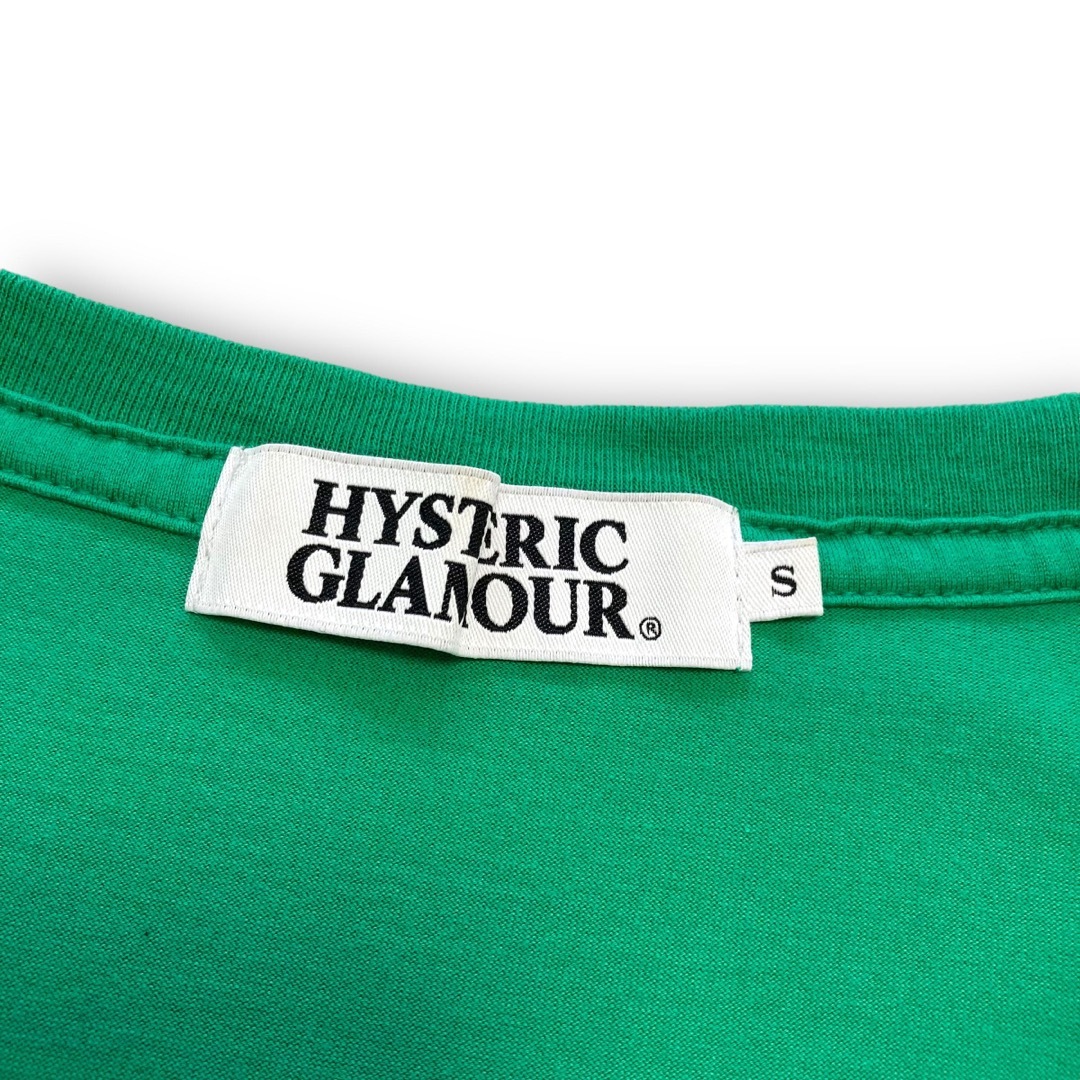 HYSTERIC GLAMOUR(ヒステリックグラマー)の【HYSTERIC GLAMOUR】ヒステリックグラマー プリントTシャツ 緑 メンズのトップス(Tシャツ/カットソー(半袖/袖なし))の商品写真