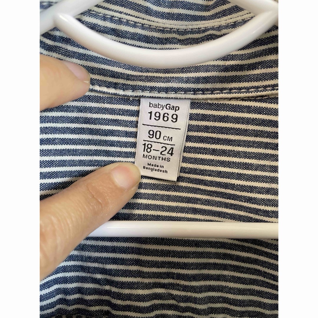 GAP(ギャップ)のギャップ　つなぎ　90 オーバーオール キッズ/ベビー/マタニティのキッズ服男の子用(90cm~)(その他)の商品写真