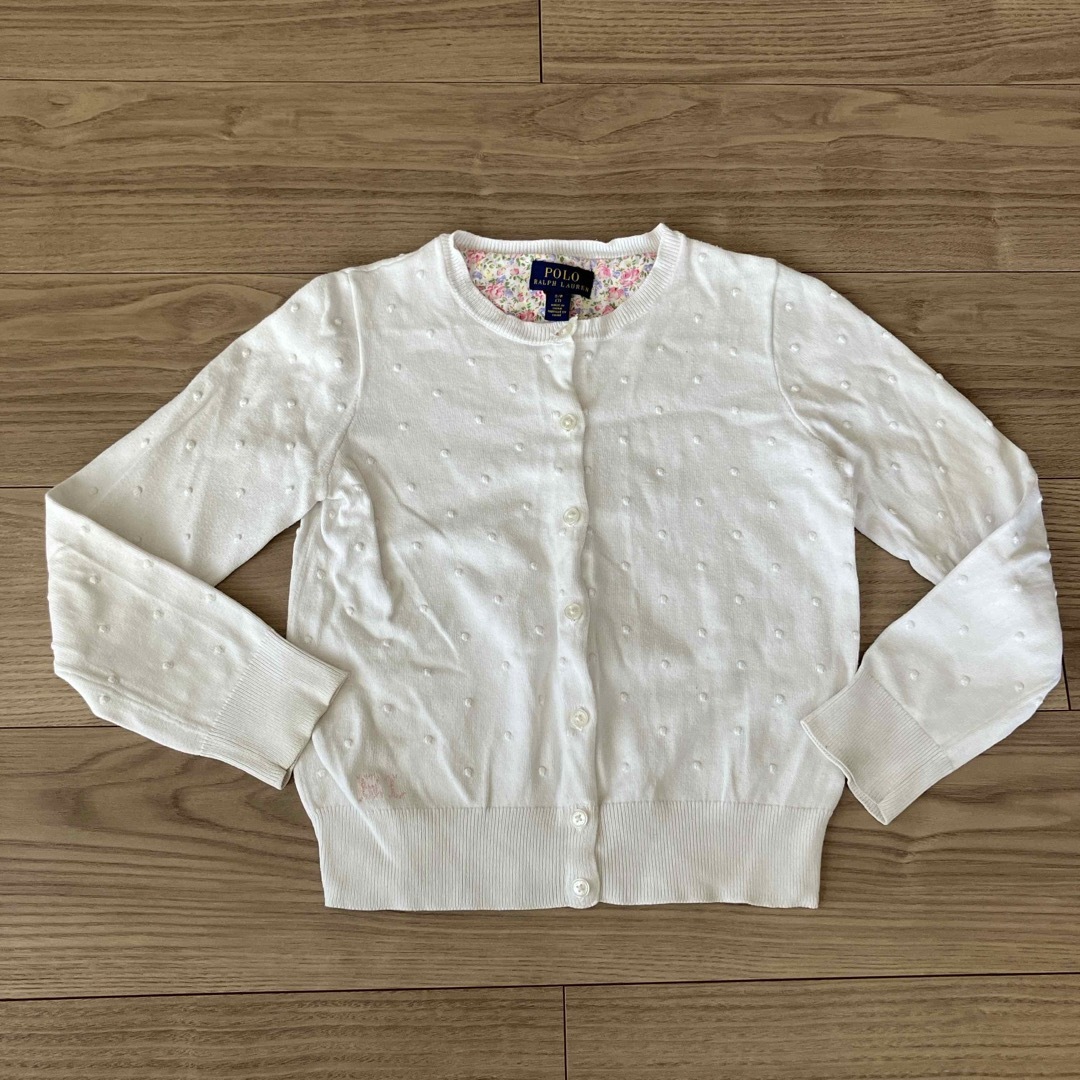 POLO RALPH LAUREN(ポロラルフローレン)のラルフローレン　カーディガン キッズ/ベビー/マタニティのキッズ服女の子用(90cm~)(カーディガン)の商品写真