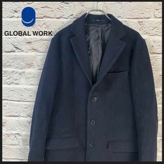 グローバルワーク(GLOBAL WORK)のグローバルワーク　アウター　ロングコート メンズ　レディース[ M size ](チェスターコート)
