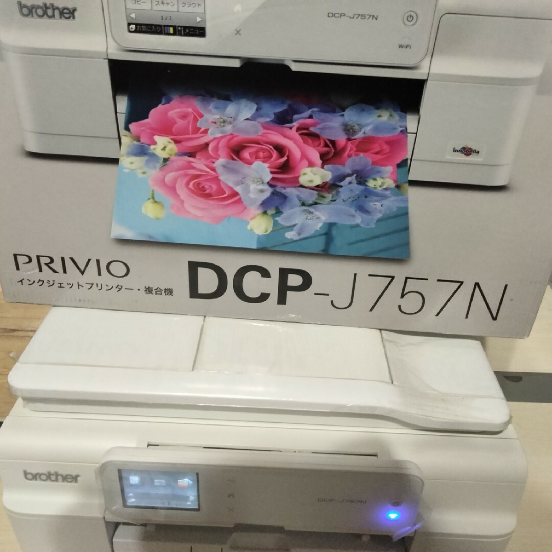 brother(ブラザー)の中古ブラザープリンター複合機 DCP―J757N スマホ/家電/カメラのPC/タブレット(PC周辺機器)の商品写真