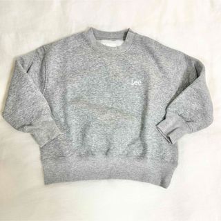 リー(Lee)の【新品】Lee キッズ　100cm トレーナー　パーカー　グレー　子供服(Tシャツ/カットソー)