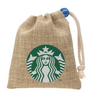 スターバックスコーヒー(Starbucks Coffee)のスターバックスミニカップギフトシーサイド　巾着のみ(ポーチ)