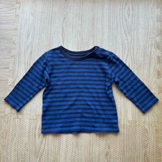 ユニクロ(UNIQLO)のユニクロ　長袖カットソー　Tシャツ　80サイズ(Ｔシャツ)