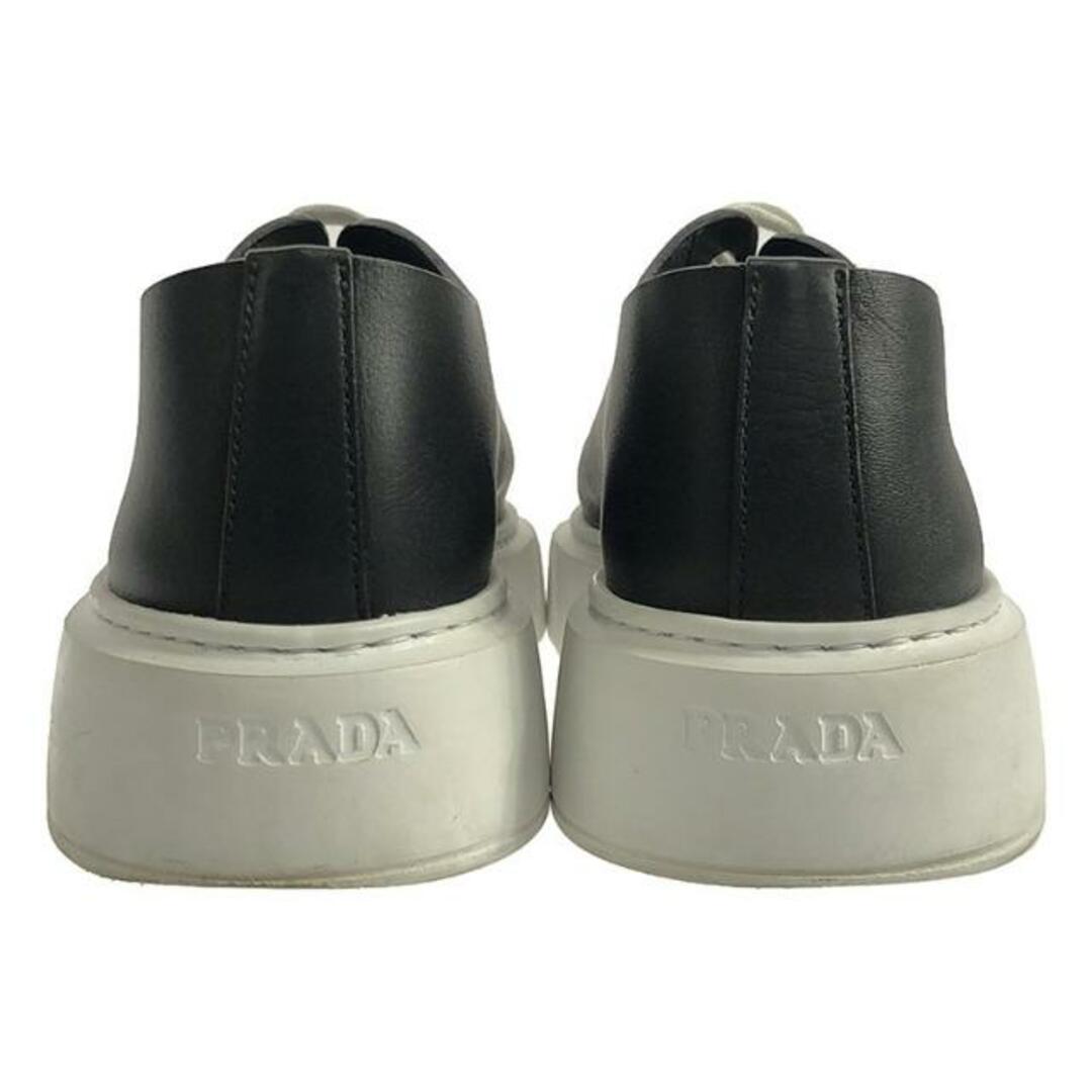 PRADA(プラダ)の【美品】  PRADA / プラダ | プラットフォーム レザー スニーカー | 39 | ブラック | メンズ メンズの靴/シューズ(スニーカー)の商品写真