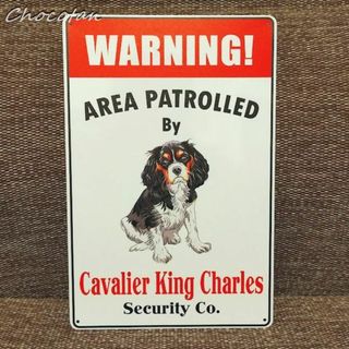 Cavalier キャバリア ⑬ 要注意 メタルサインプレート