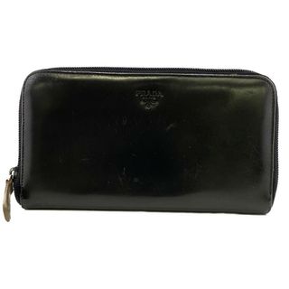 プラダ(PRADA)のプラダ PRADA 長財布
 ラウンドファスナー ブラック(長財布)