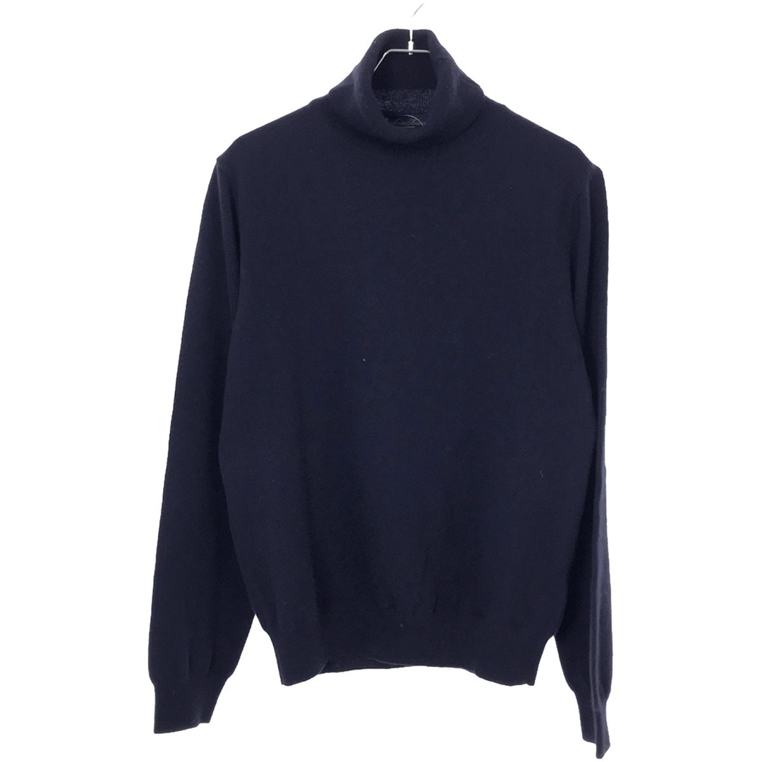 Brooks Brothers(ブルックスブラザース)のBrooks Brothers ブルックス ブラザーズ 2-PLY CASHMERE タートルネックカシミヤニットセーター ネイビー M 100099174 メンズのトップス(ニット/セーター)の商品写真