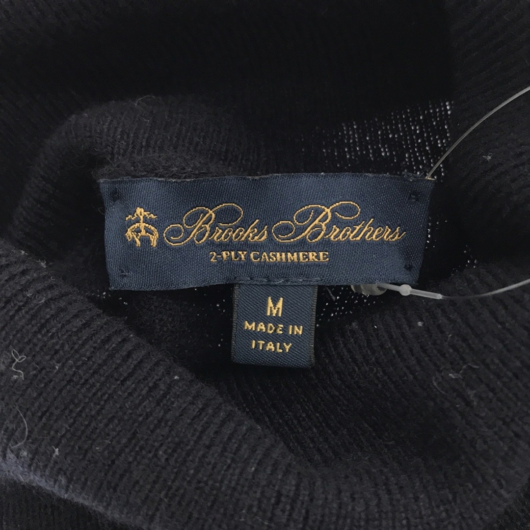 Brooks Brothers(ブルックスブラザース)のBrooks Brothers ブルックス ブラザーズ 2-PLY CASHMERE タートルネックカシミヤニットセーター ネイビー M 100099174 メンズのトップス(ニット/セーター)の商品写真