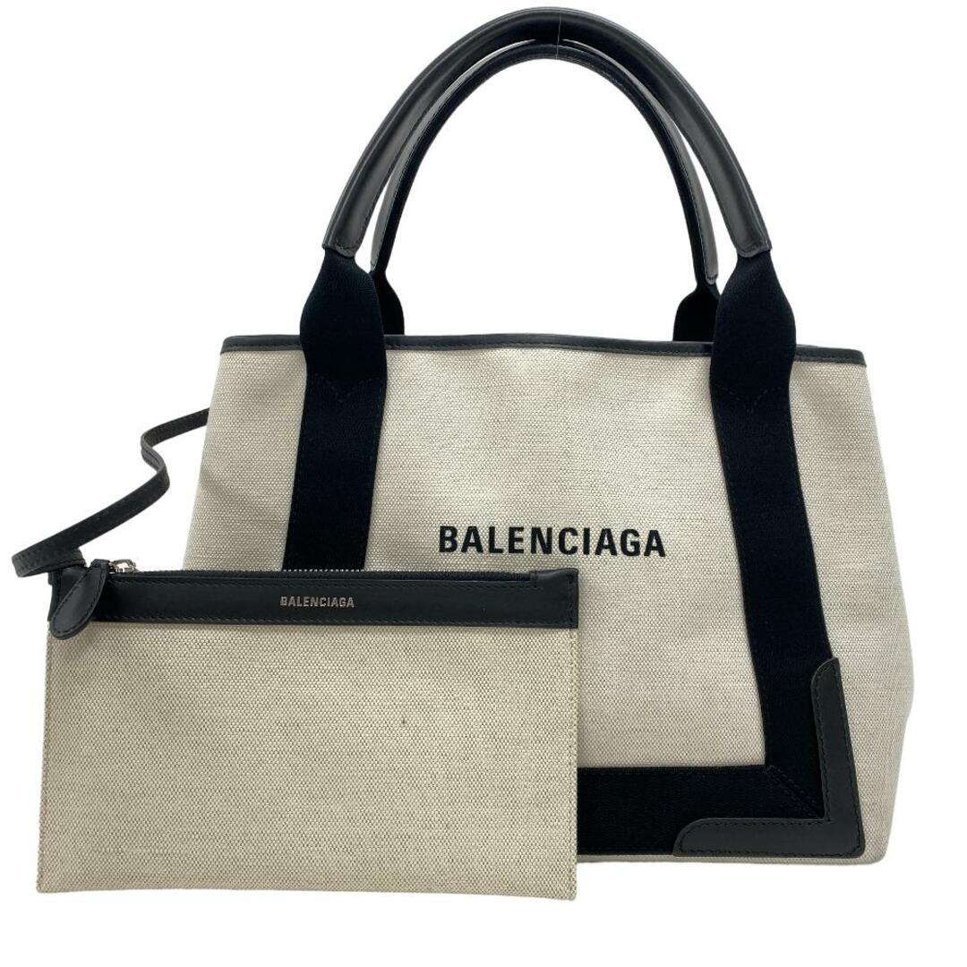 Balenciaga(バレンシアガ)のバレンシアガ BALENCIAGA ハンドバッグ
 ネイビーカバス 339933 ホワイト レディースのバッグ(ハンドバッグ)の商品写真