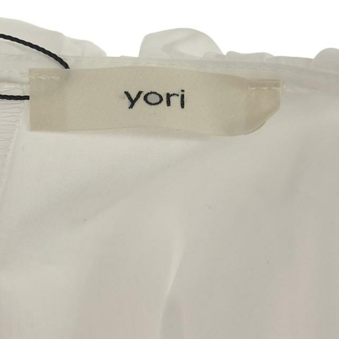 【新品】  yori / ヨリ | フリルカラーティアードチュニック | F | ホワイト | レディース レディースのトップス(チュニック)の商品写真