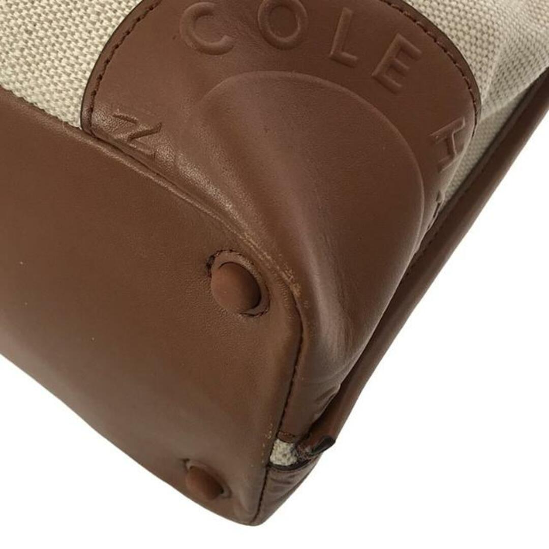 Cole Haan(コールハーン)のCOLE HAAN / コールハーン | キャンバス 2way ハンドバッグ | ベージュ×ブラウン | レディース レディースのバッグ(ハンドバッグ)の商品写真