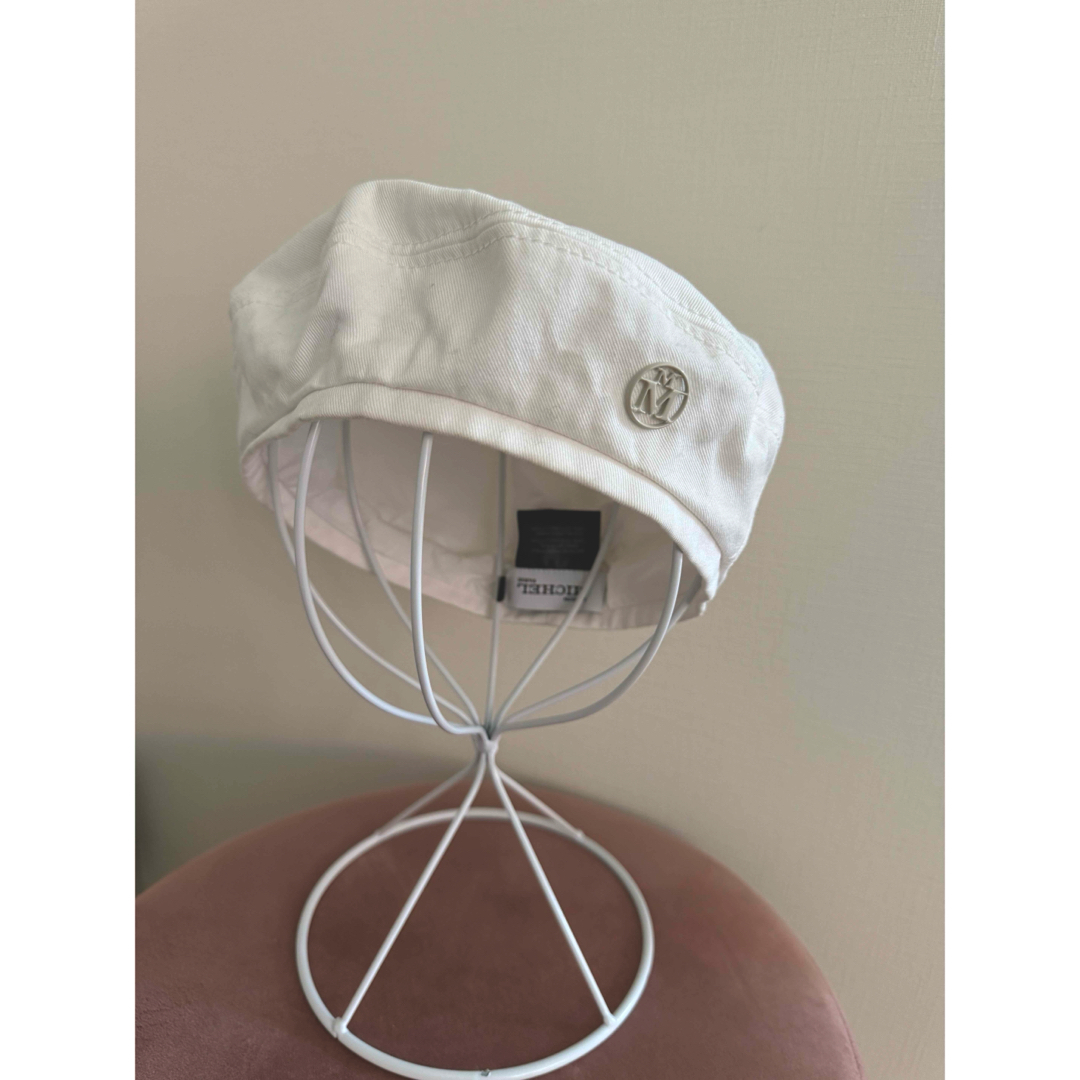 Maison Michel(メゾンミッシェル)のMaison Michel ホワイトベレー帽♡ レディースの帽子(ハンチング/ベレー帽)の商品写真