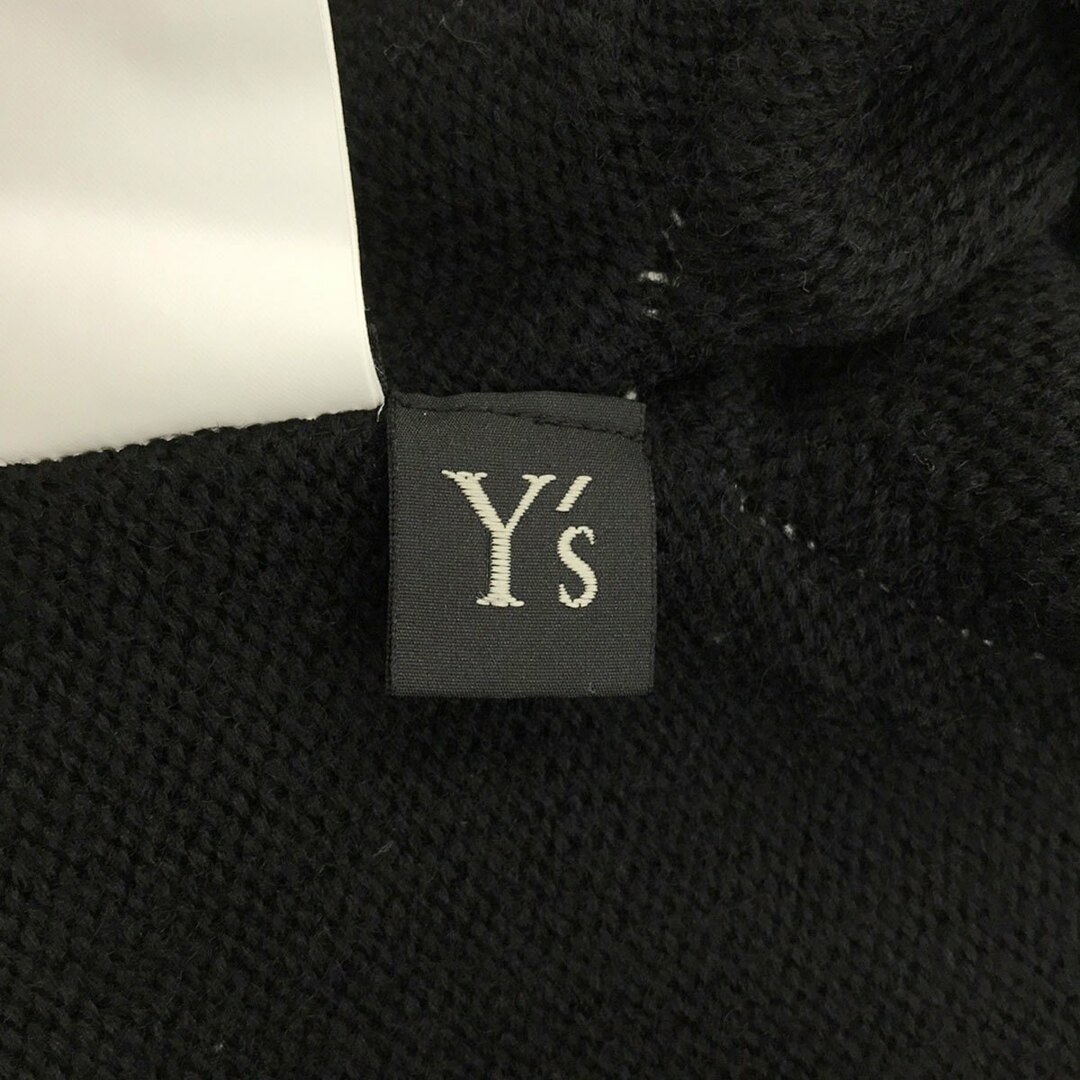 Y's(ワイズ)のY's ワイズ 21AW ステッチトリムウールニットカーディガン ブラック 2 YX-K06-182 レディースのトップス(カーディガン)の商品写真