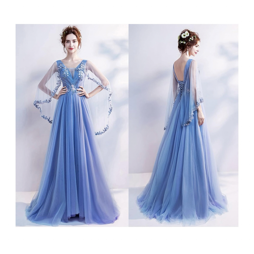 新品ドレス　豪華　フェアリー レディースのフォーマル/ドレス(ロングドレス)の商品写真