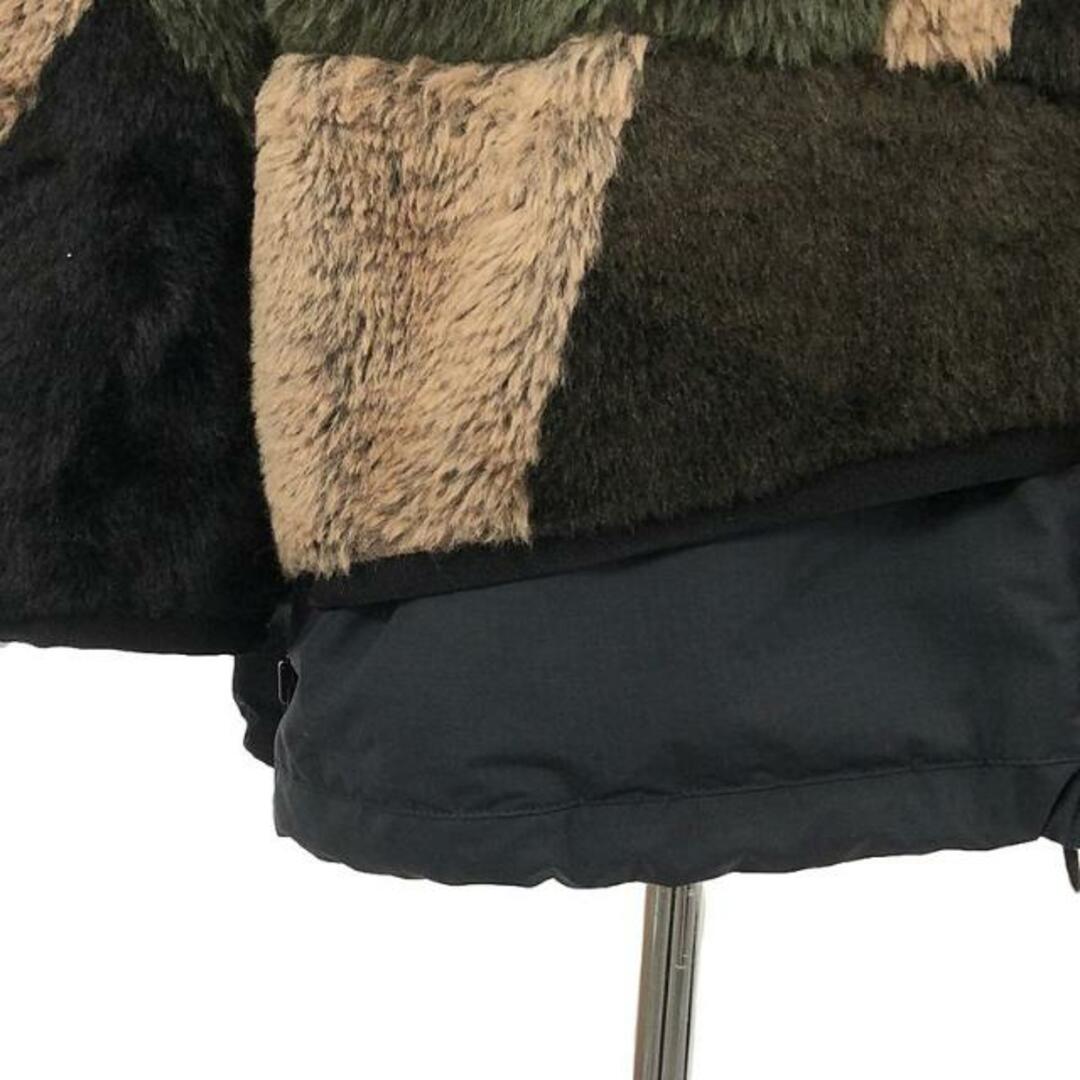 sacai(サカイ)の【美品】  sacai / サカイ | × KAWS / カウズ Jacquard Faux Fur Reversible Blouson / 異素材 ボア切替 オーバーブルゾン ジャケット | 2 | ブラック/ブラウン/オリーブ | メンズ メンズのジャケット/アウター(その他)の商品写真