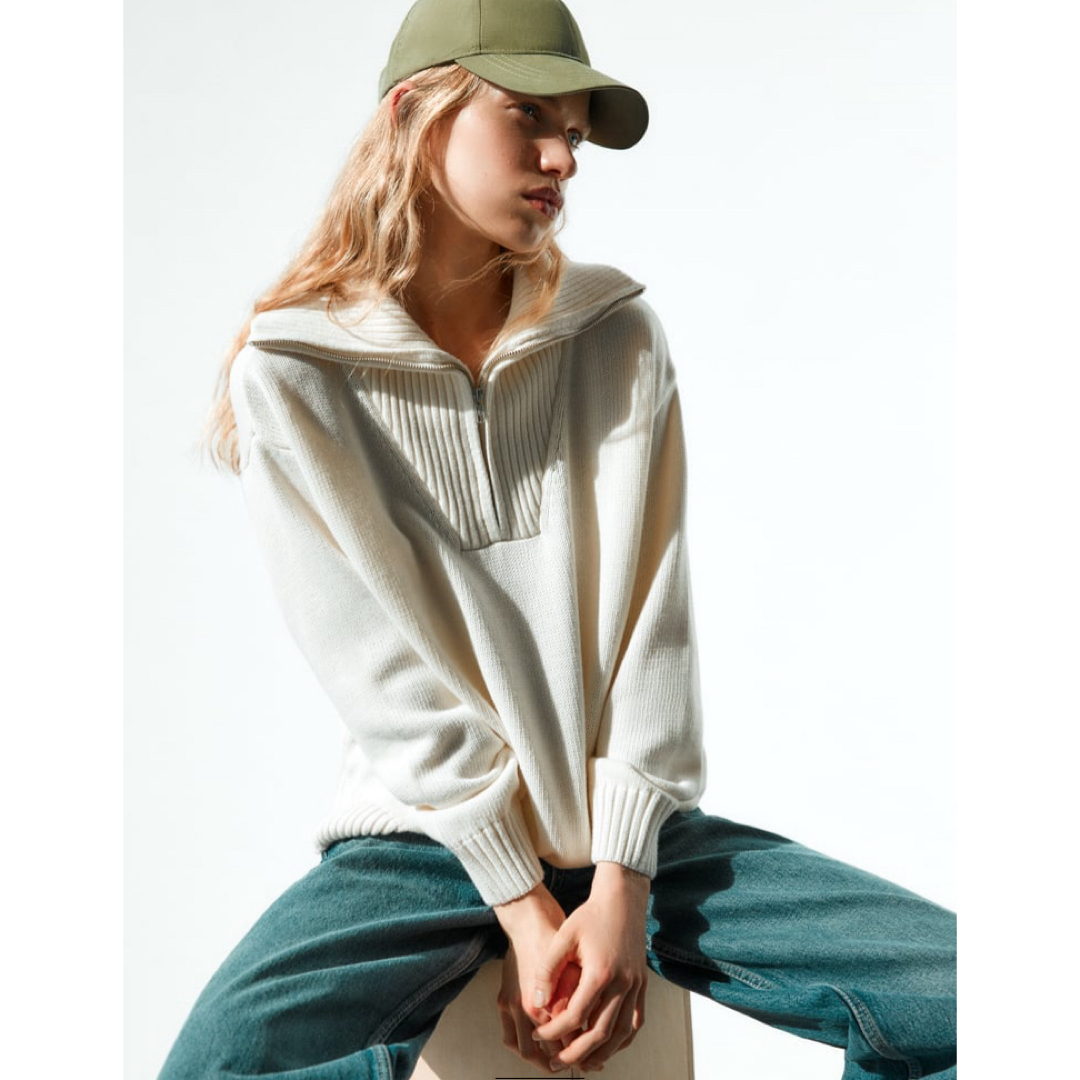 ZARA(ザラ)の新品　ZARA  ベーシックツイルキャップ レディースの帽子(キャップ)の商品写真