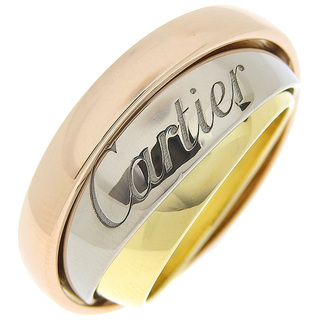 カルティエ(Cartier)の【CARTIER】カルティエ トリニティリング　マストエッセンス 2002年X'mas限定 K18ゴールド 9号 約14.0g レディース リング・指輪(リング(指輪))