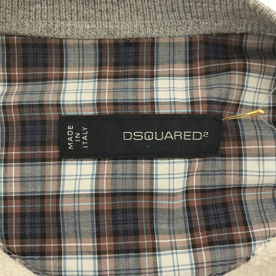 DSQUARED2(ディースクエアード)のDSQUARED2 ディースクエアード 11AW ダメージペイント加工スウェットトレーナー グレー  S71GP0354 メンズのトップス(スウェット)の商品写真