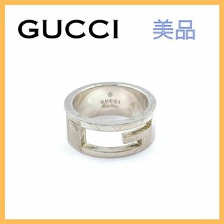 グッチ(Gucci)のグッチ ブランデッドG リング 指輪 メンズ レディース 11号 シルバー925(リング(指輪))