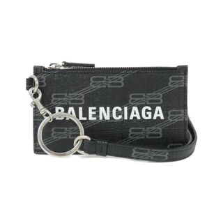 バレンシアガ(Balenciaga)のバレンシアガ シグネチャー カード ケース オン キーリング 594548 210D8 コインケース&ネックストラップ(コインケース/小銭入れ)