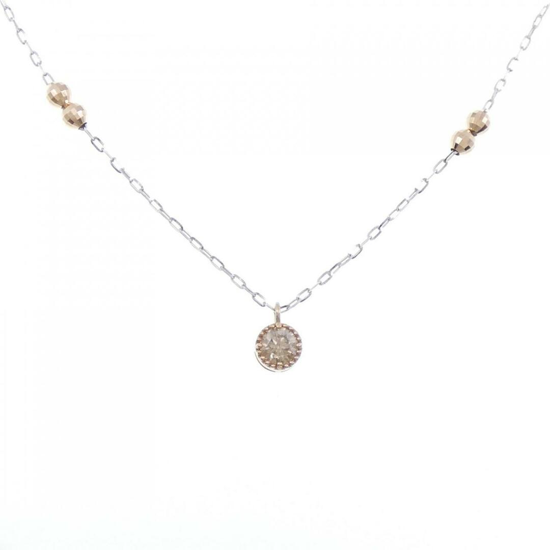 K18WG/K18PG ダイヤモンド ネックレス 0.601CT