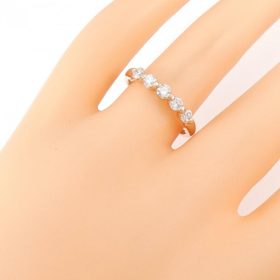 K18PG ダイヤモンド リング 0.52CT レディースのアクセサリー(リング(指輪))の商品写真