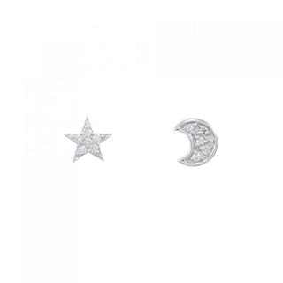 PonteVecchio - ポンテヴェキオ ムーン×スター ダイヤモンド ピアス 0.10CT