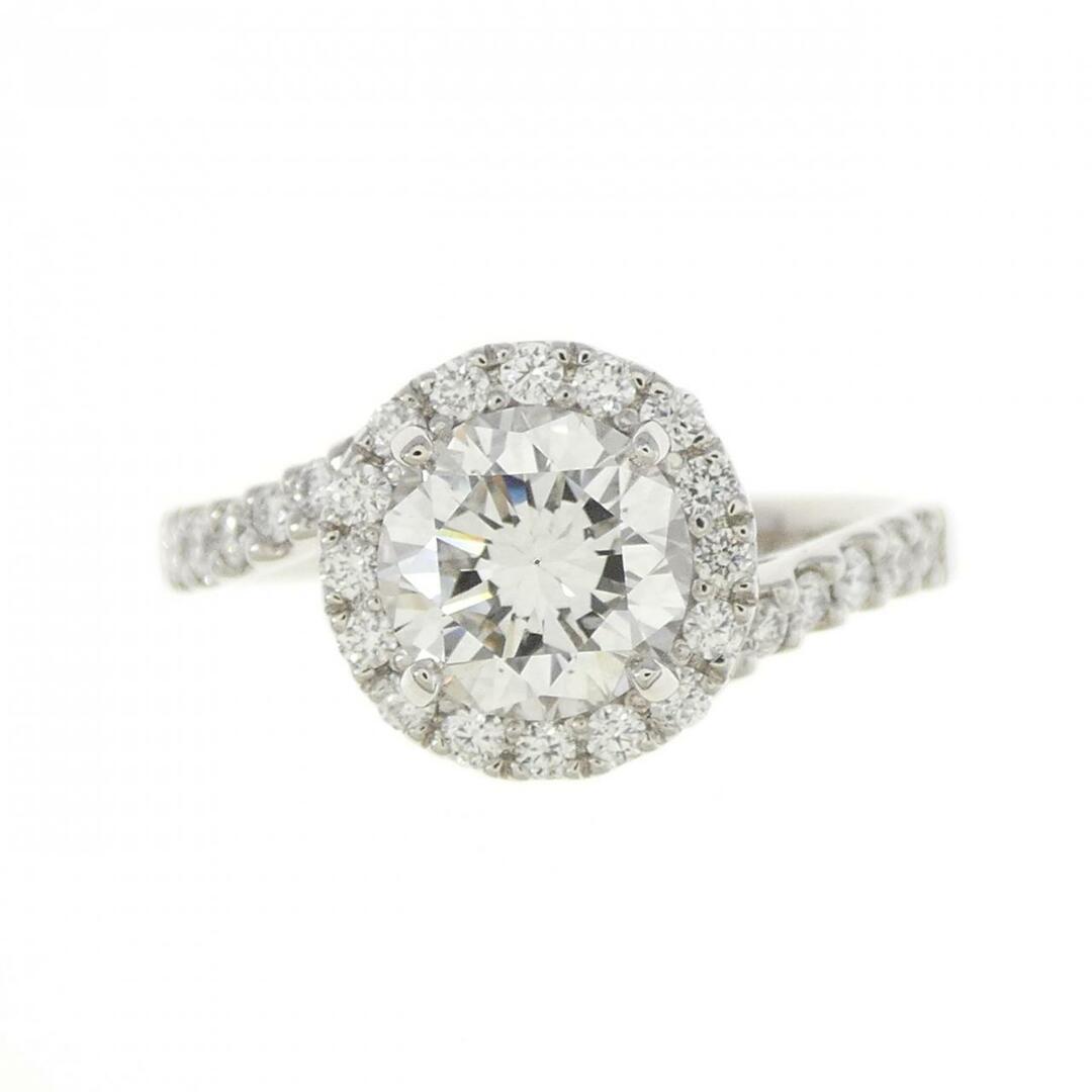 【リメイク】PT ダイヤモンド リング 1.082CT G SI1 Good レディースのアクセサリー(リング(指輪))の商品写真