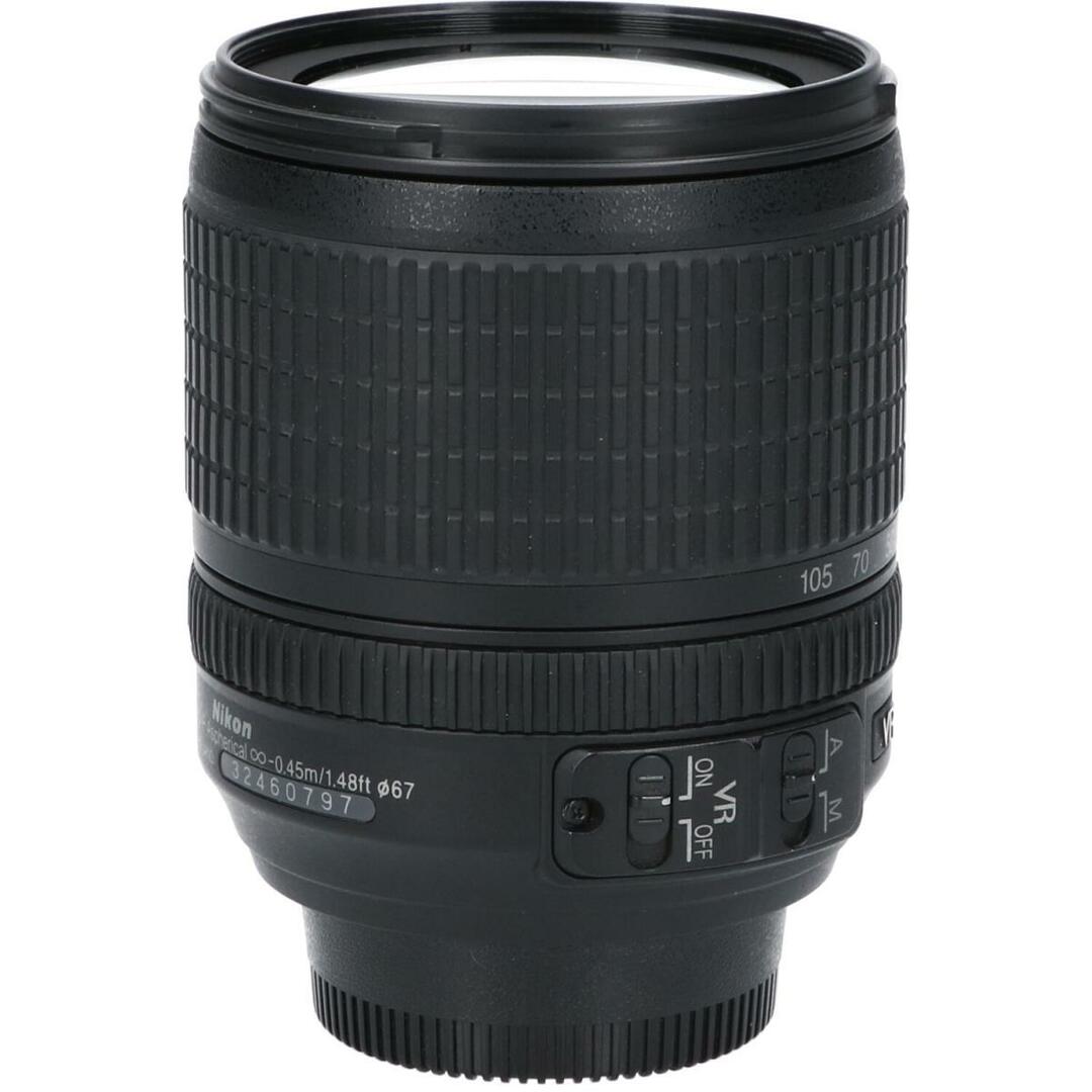 Nikon(ニコン)のＮＩＫＯＮ　ＡＦ－Ｓ　ＤＸ１８－１０５ｍｍ　Ｆ３．５－５．６Ｇ　ＶＲ スマホ/家電/カメラのカメラ(レンズ(ズーム))の商品写真