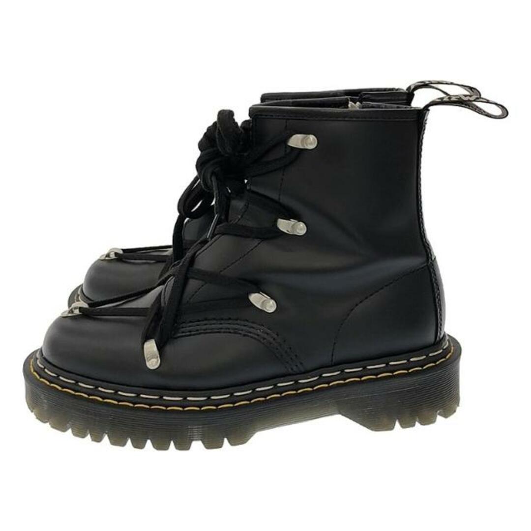 Rick Owens(リックオウエンス)の【美品】  Rick Owens / リックオウエンス | × Dr.Martens ドクターマーチンコラボ  1460 BEX DS RO レザー サイドジップブーツ | UK6 | ブラック | メンズ メンズの靴/シューズ(ブーツ)の商品写真