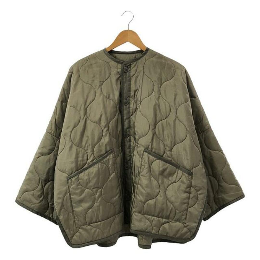 HYKE(ハイク)のHYKE / ハイク | QUILTED LINER BIG JACKET ジャケット | 1 | カーキ | レディース レディースのジャケット/アウター(その他)の商品写真