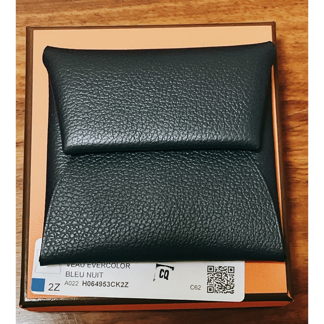 Hermes(エルメス)の【新品未使用】バスティア　エバーカラー　ブルーニュイ　エルメス　W刻印 レディースのファッション小物(コインケース)の商品写真