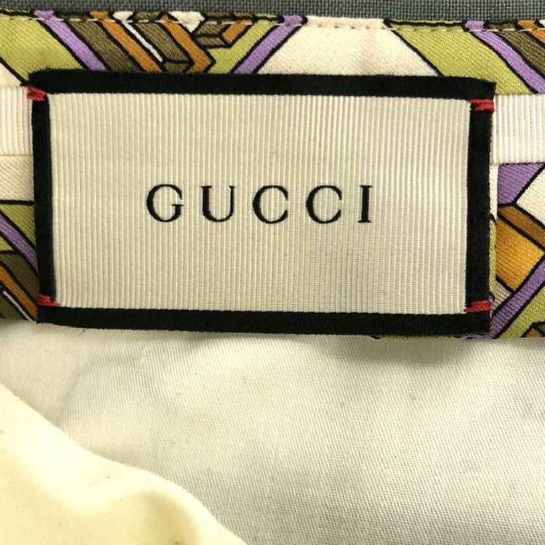Gucci(グッチ)の【美品】  GUCCI / グッチ | セットアップ スーツ ウール 総柄シルク裏地 2B テーラードジャケット / スラックス | 7-44R | グリーン系 | メンズ メンズのスーツ(その他)の商品写真