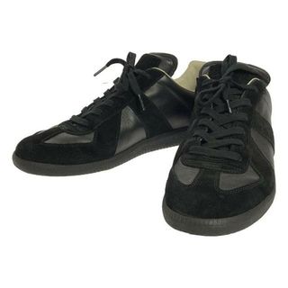 Maison Margiela / メゾンマルジェラ | 2017AW | Classic Replica Sneakers レザー ジャーマントレーナー スニーカー | 43 | ブラック | メンズ(スニーカー)