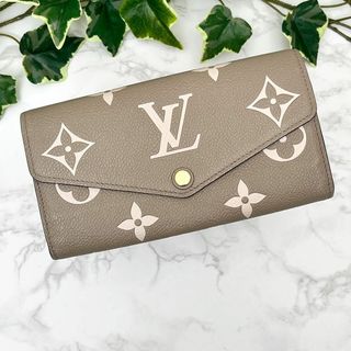 ルイヴィトン(LOUIS VUITTON)のルイヴィトン  モノグラム・アンプラント ポルトフォイユ・サラNM ベージュ(財布)