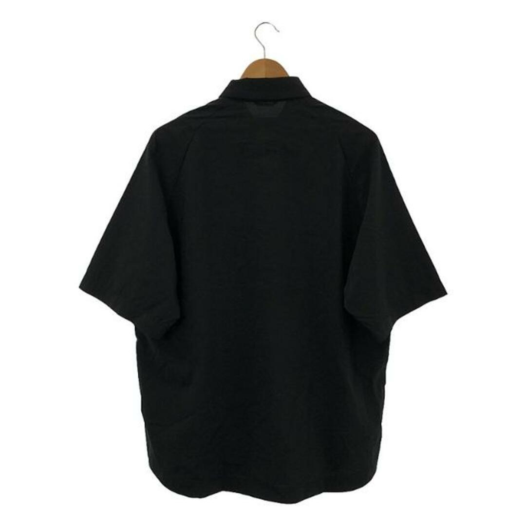 TEATORA(テアトラ)の【美品】  TEATORA / テアトラ | CARTRIDGE SHIRT S/S DR / カートリッジ シャツ | 1 | black | メンズ メンズのトップス(Tシャツ/カットソー(半袖/袖なし))の商品写真